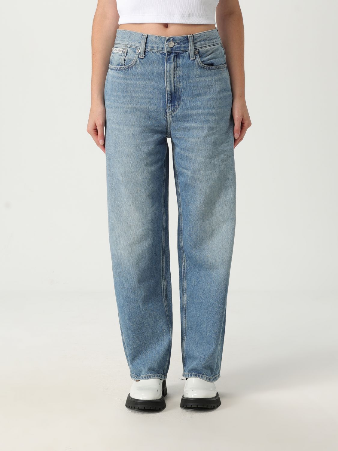 Calvin Klein Jeans logo-tag jeans - Blue