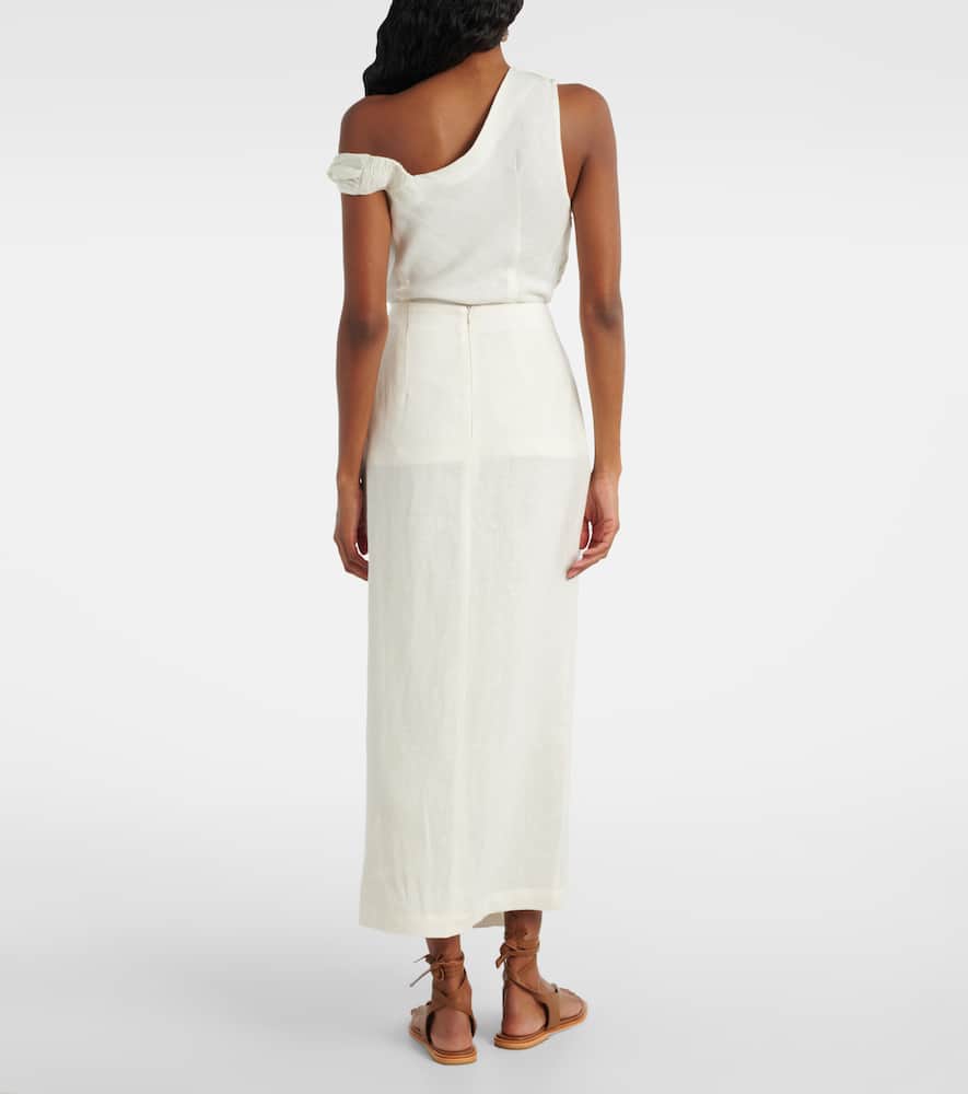 Suis linen maxi skirt