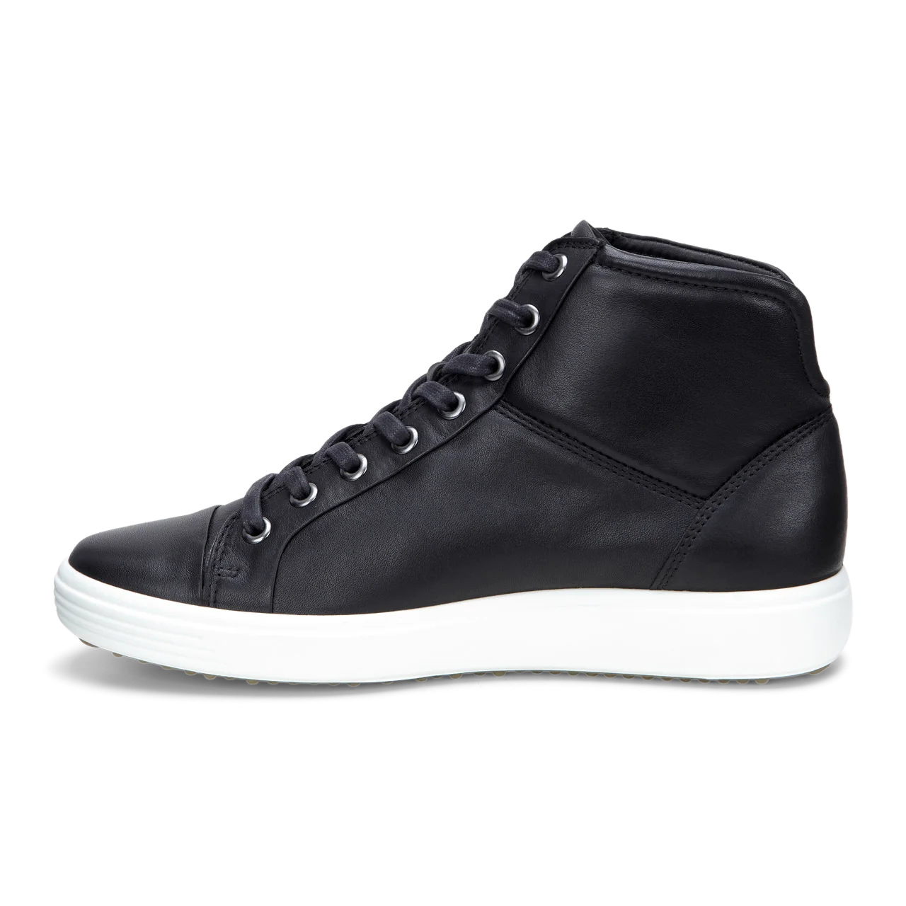 Soft 7 W - Women's Leather High-Top Trainer - Black