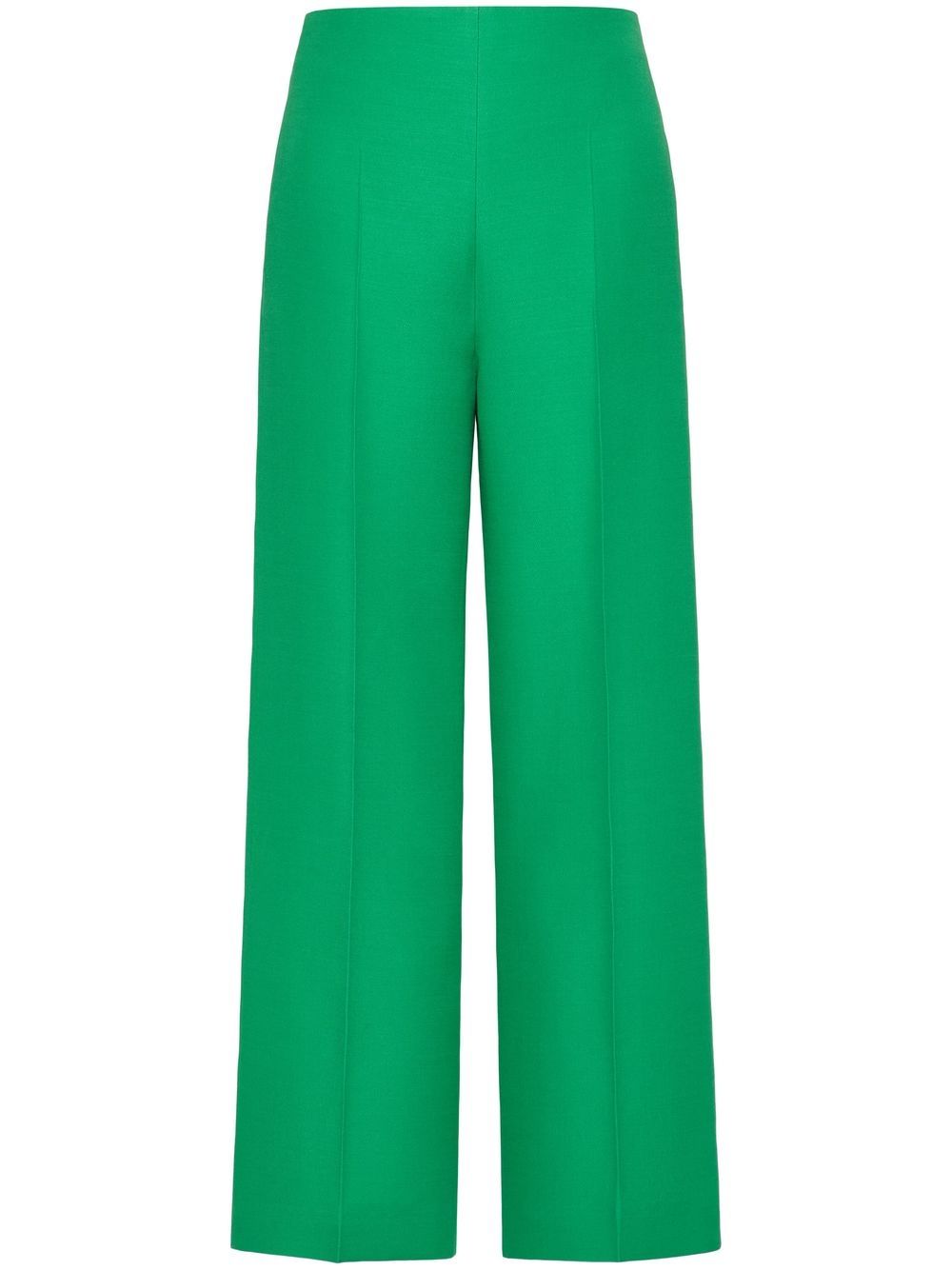 High-waisted wide-leg trousers - Neutrals