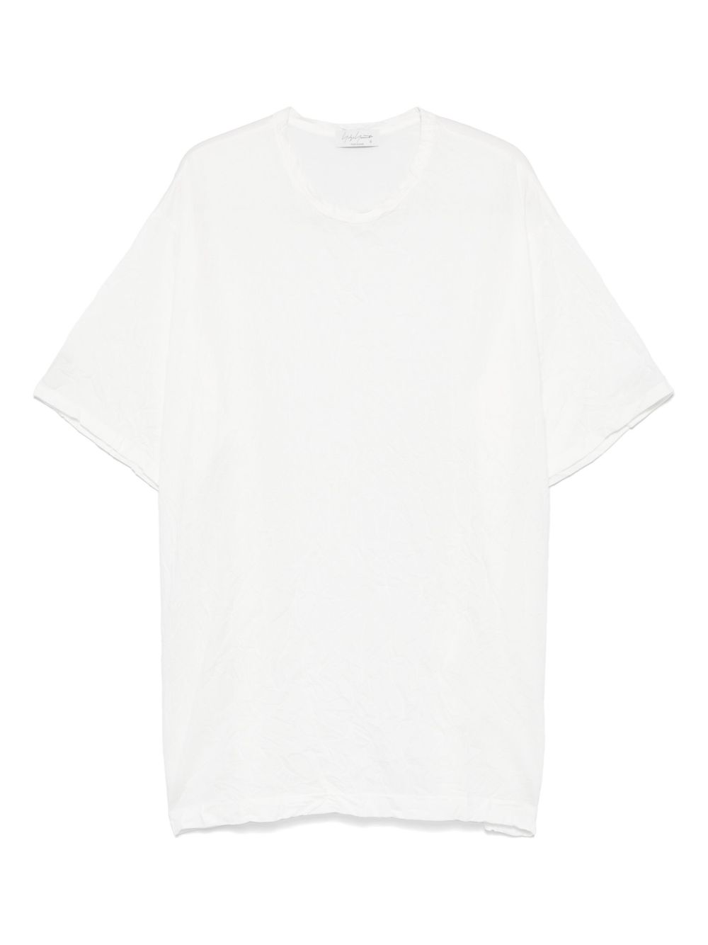 Yohji Yamamoto basic T-shirt - White
