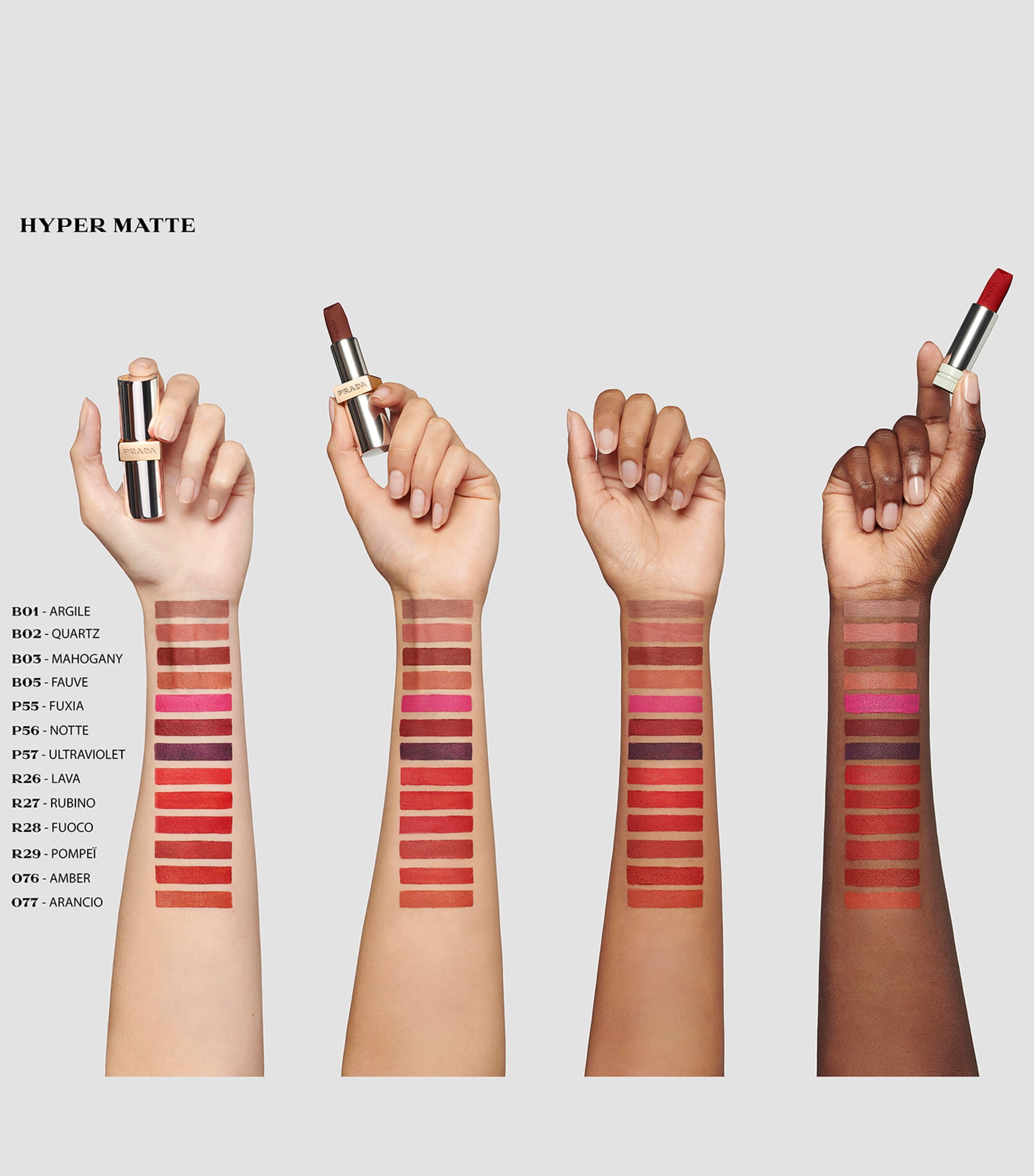 Prada Monochrome Hyper Matte Lipstick