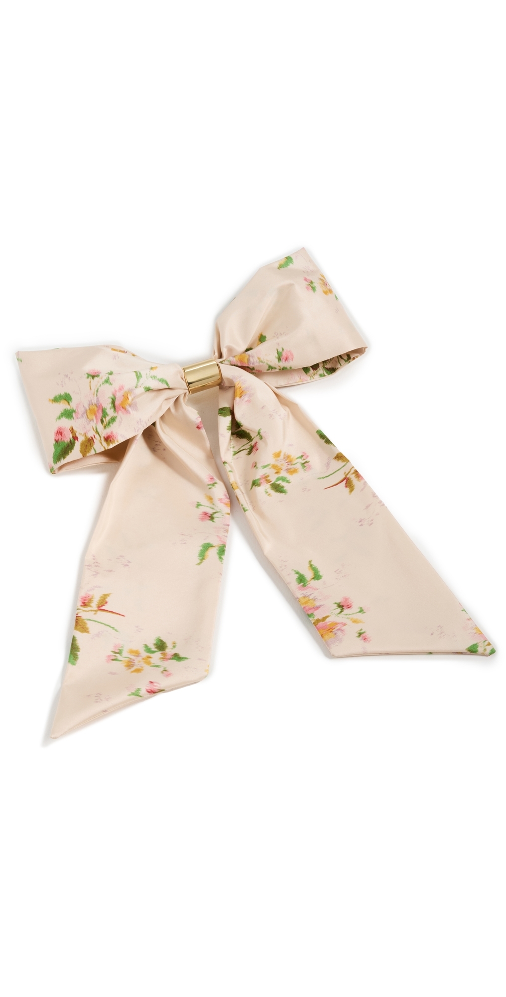 Glossy Amy Bow Barrette Rose Quartz One Size