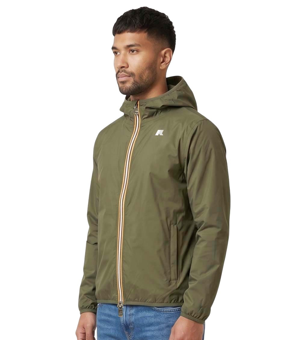Green Logo Hood Jacket