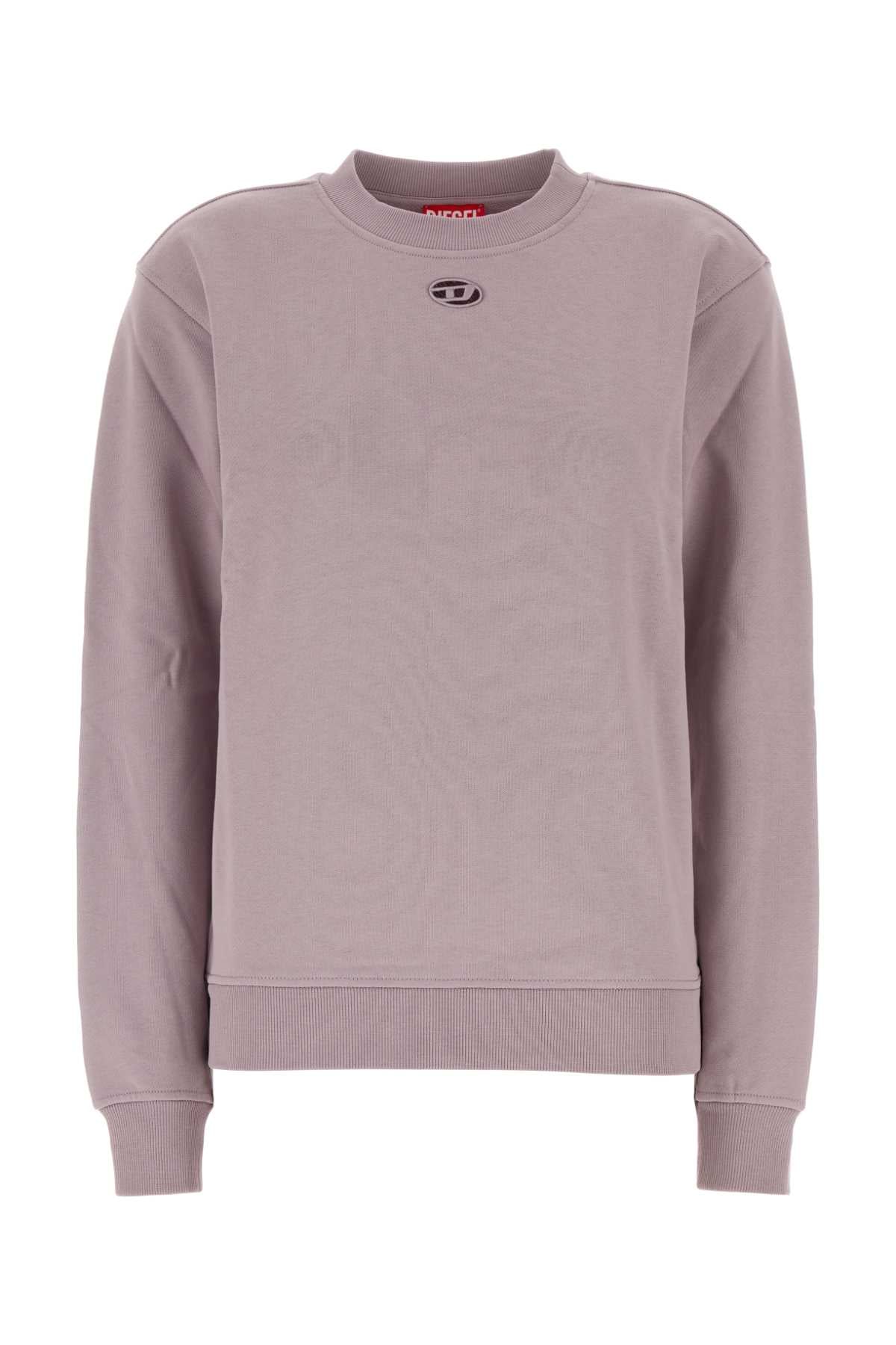 Cotton Sweatshirt — Purple