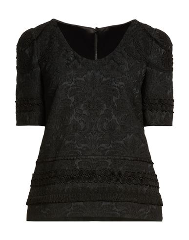 Woman Top Black Size 0 Polyester, Viscose, Polyamide, Cotton, Elastane