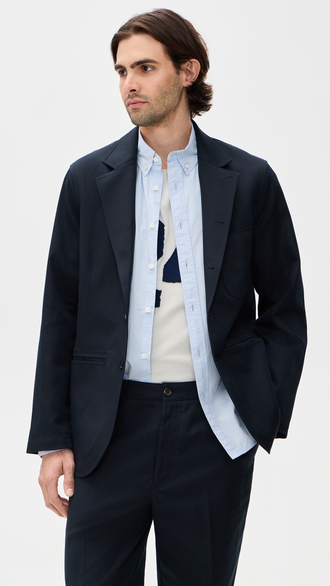 Workwear Suit Jacket Deep Navy