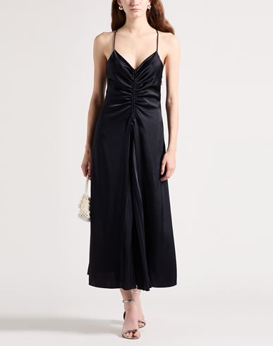 Woman Maxi dress Midnight blue Size 2 Polyester