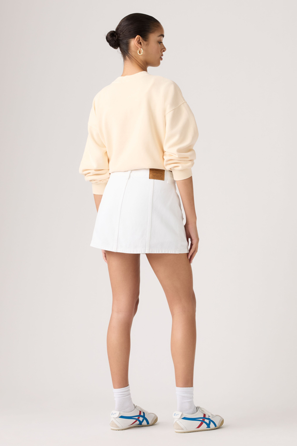Button Front Skort