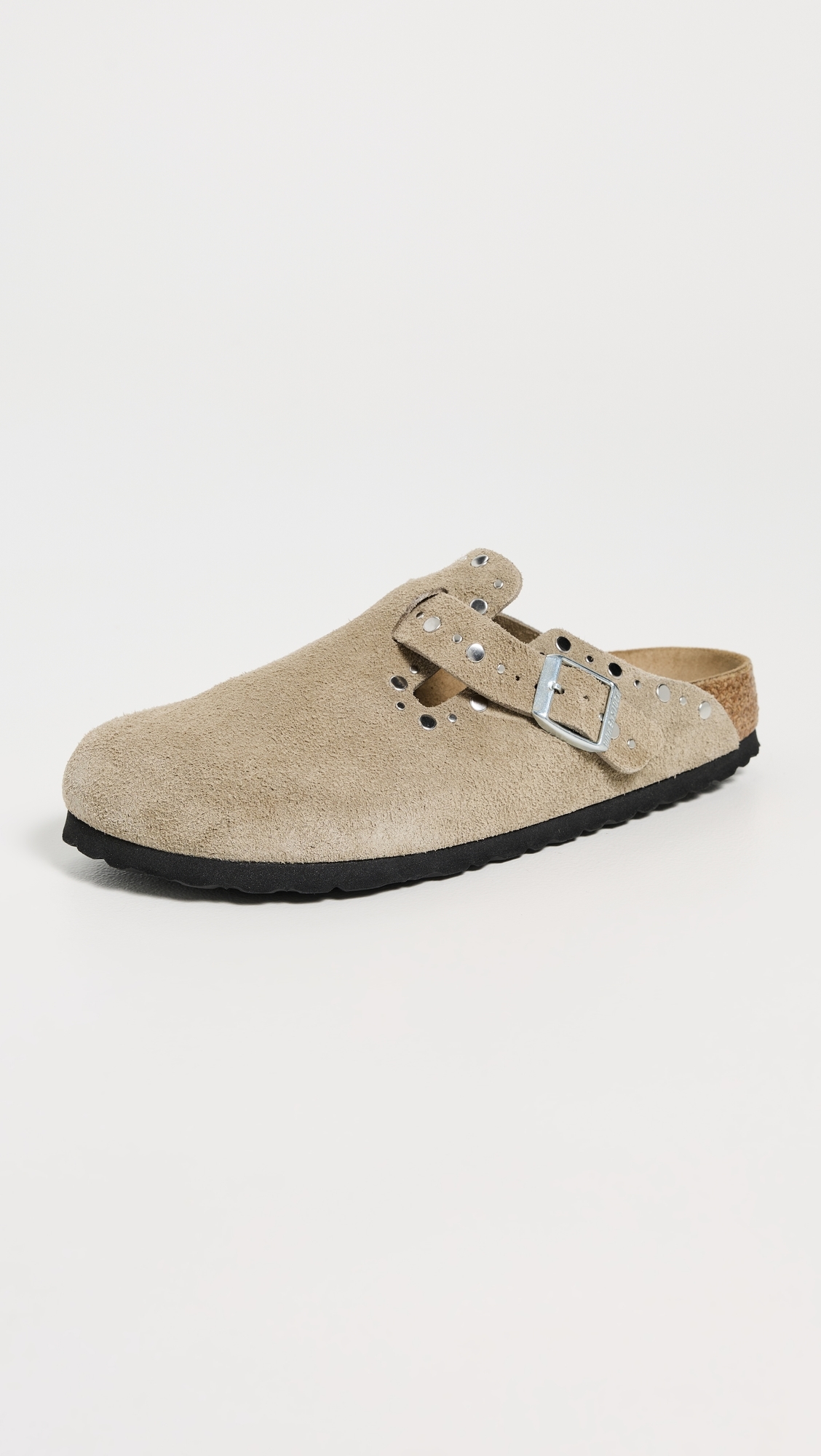 Boston Rivets Clogs Taupe