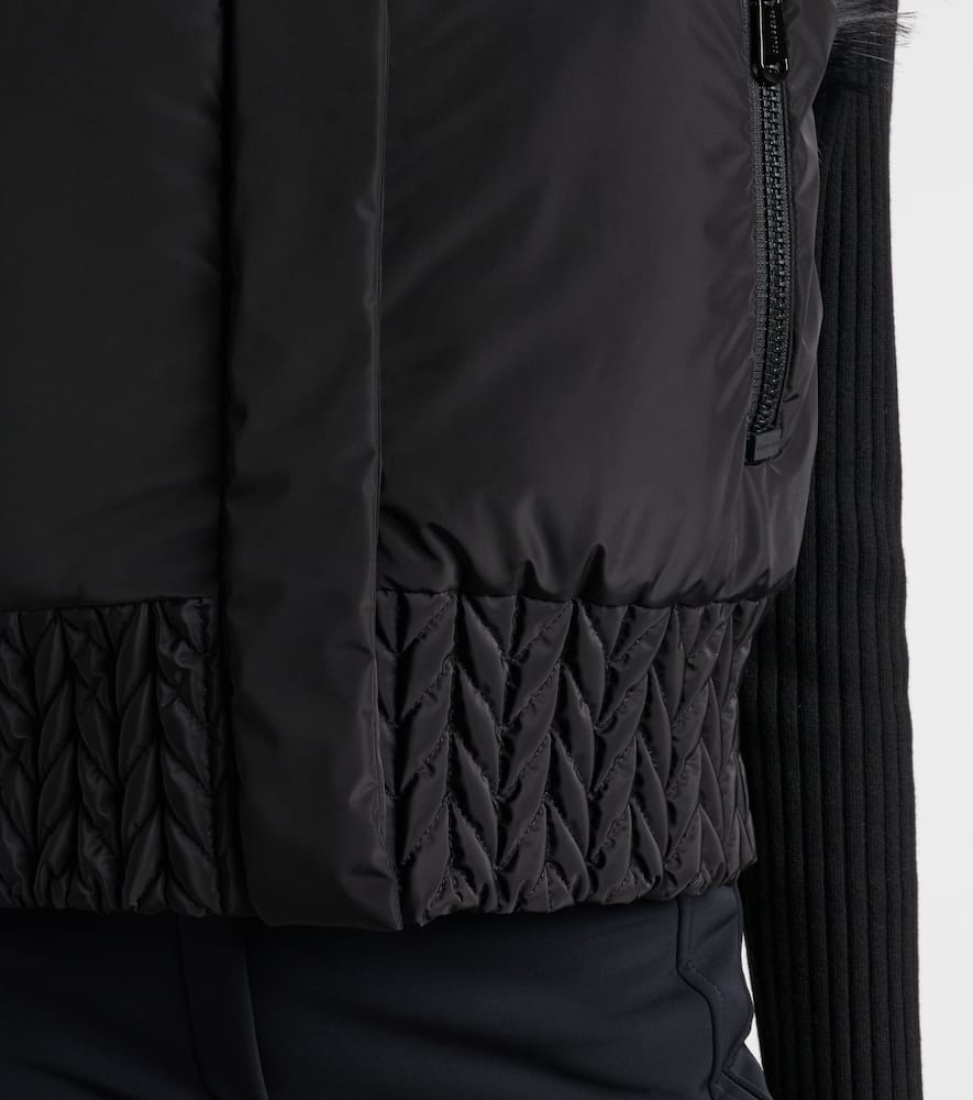 Dahlia reversible faux fur vest