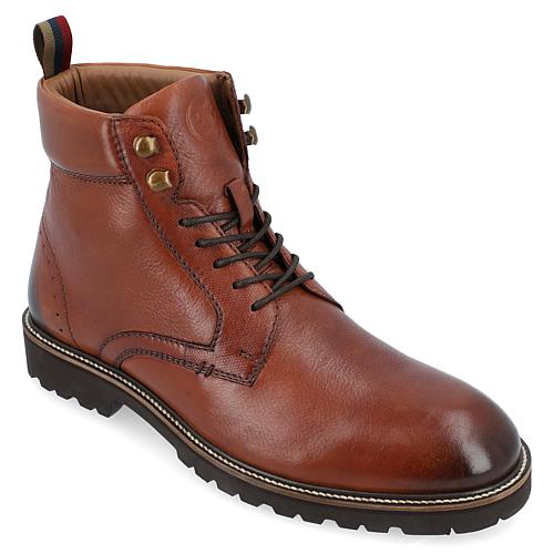 Simeon Plain Toe Ankle Boot - Tan