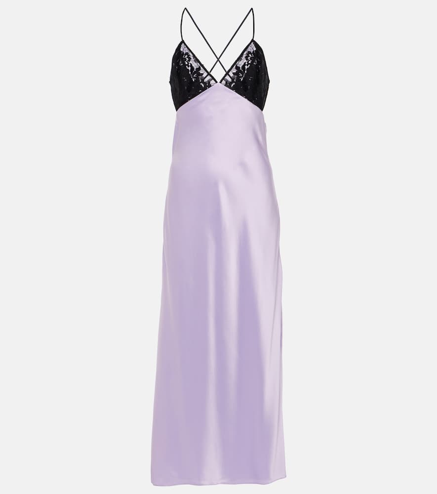 The Sei Asymmetric silk gown