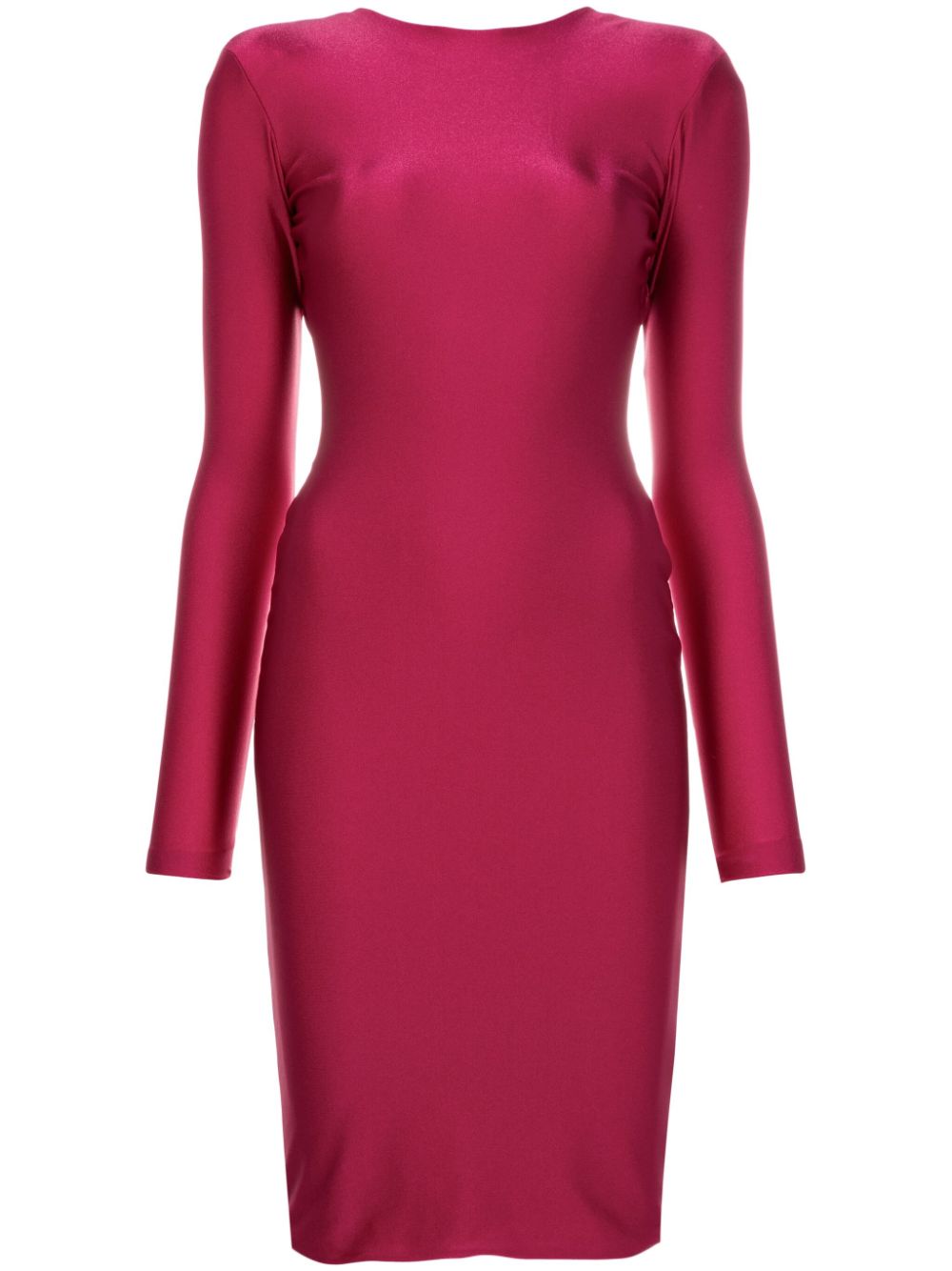 Gracie V-back midi dress - Pink
