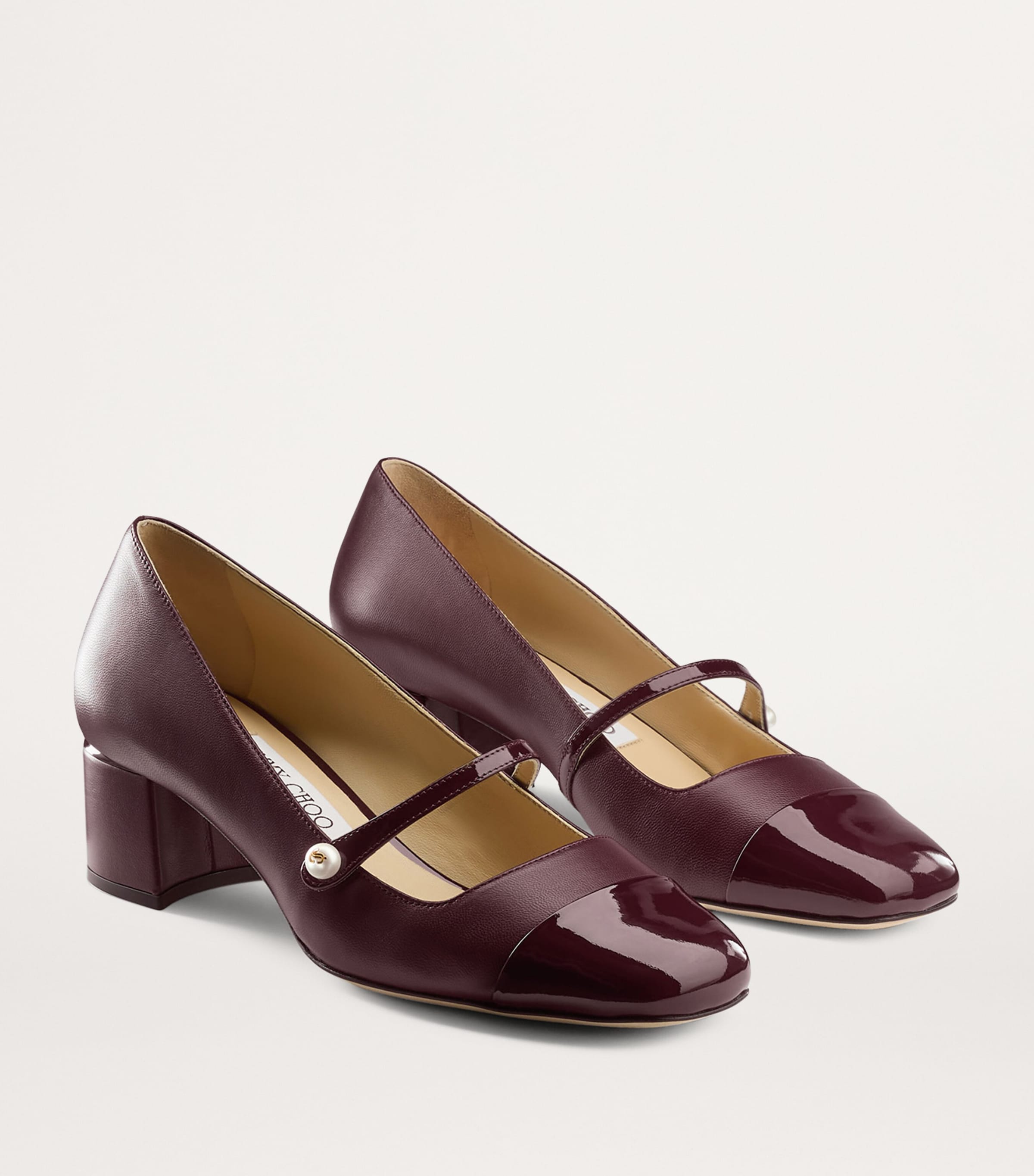 Elisa 45 Leather Mary Jane Pumps