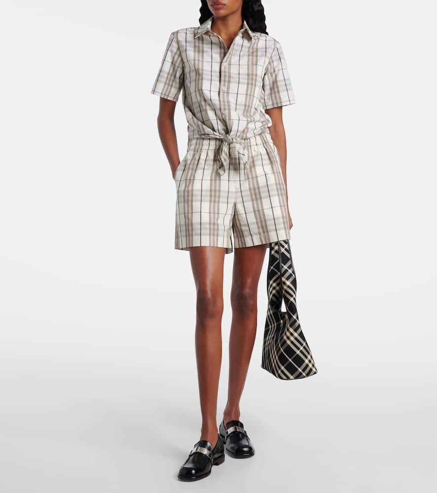 Check cotton shirt