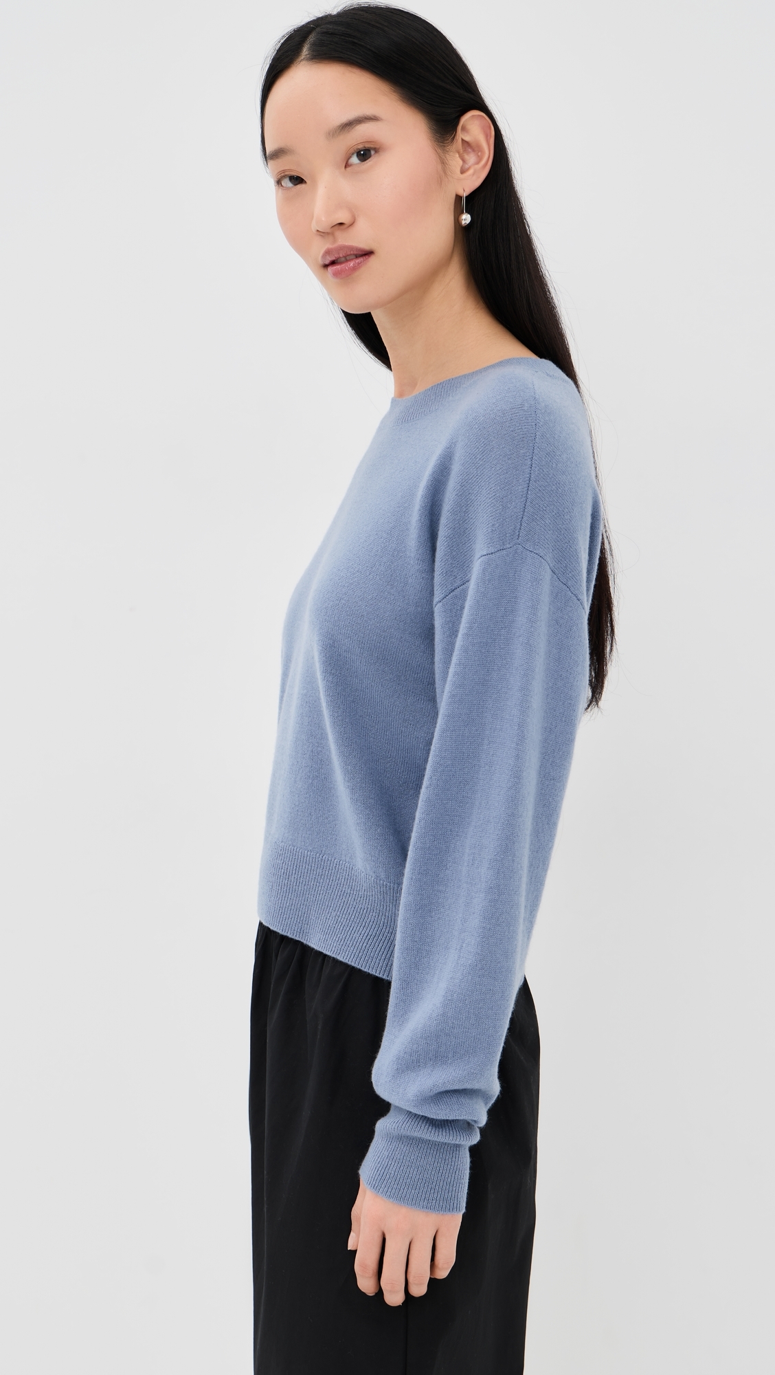 Menorca Cashmere Sweater Ocean Blue