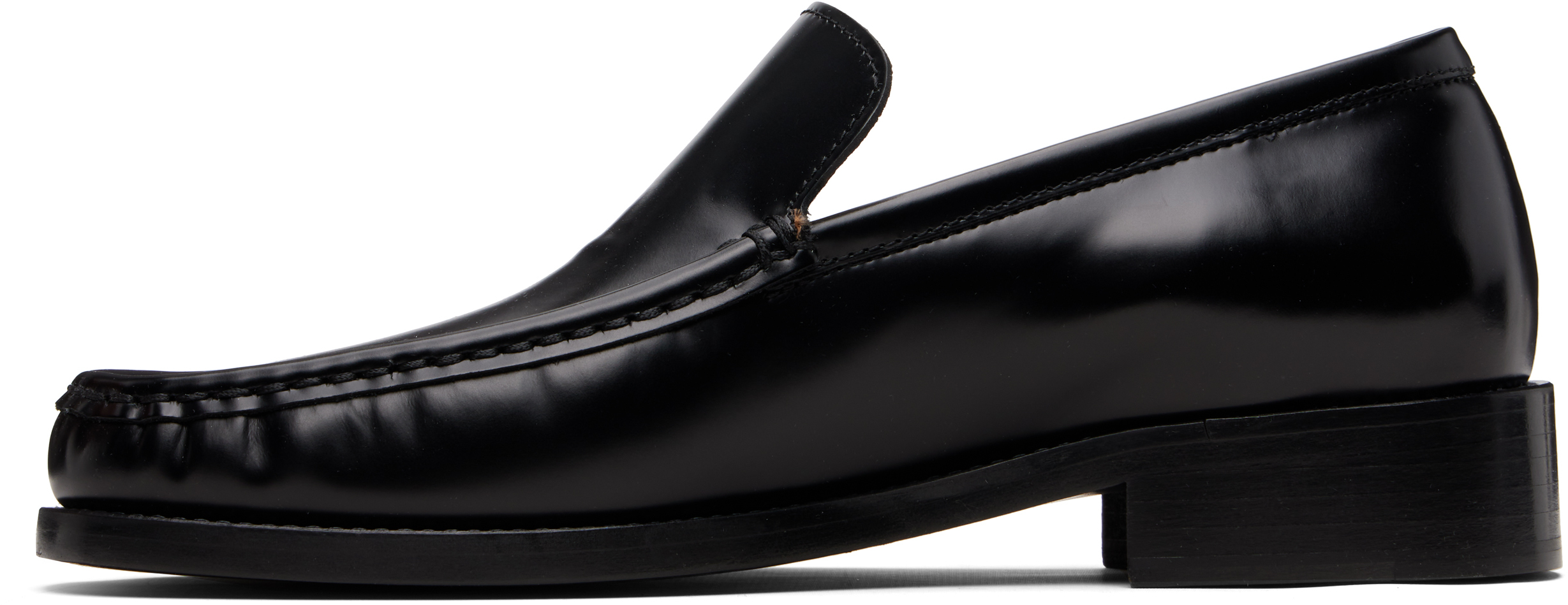 Black Leather Loafers
