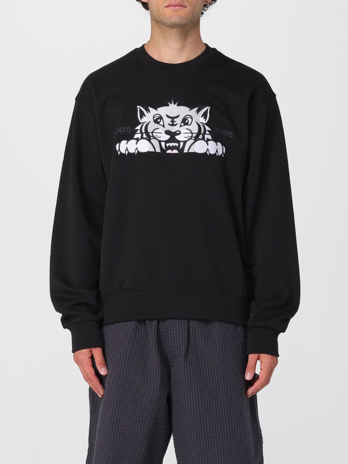 Sweatshirt Men color Black