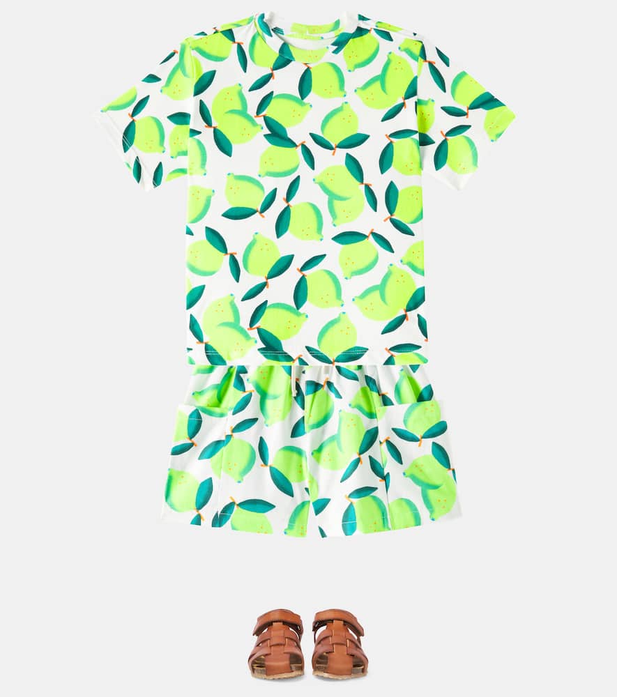 Fábula Printed cotton shorts