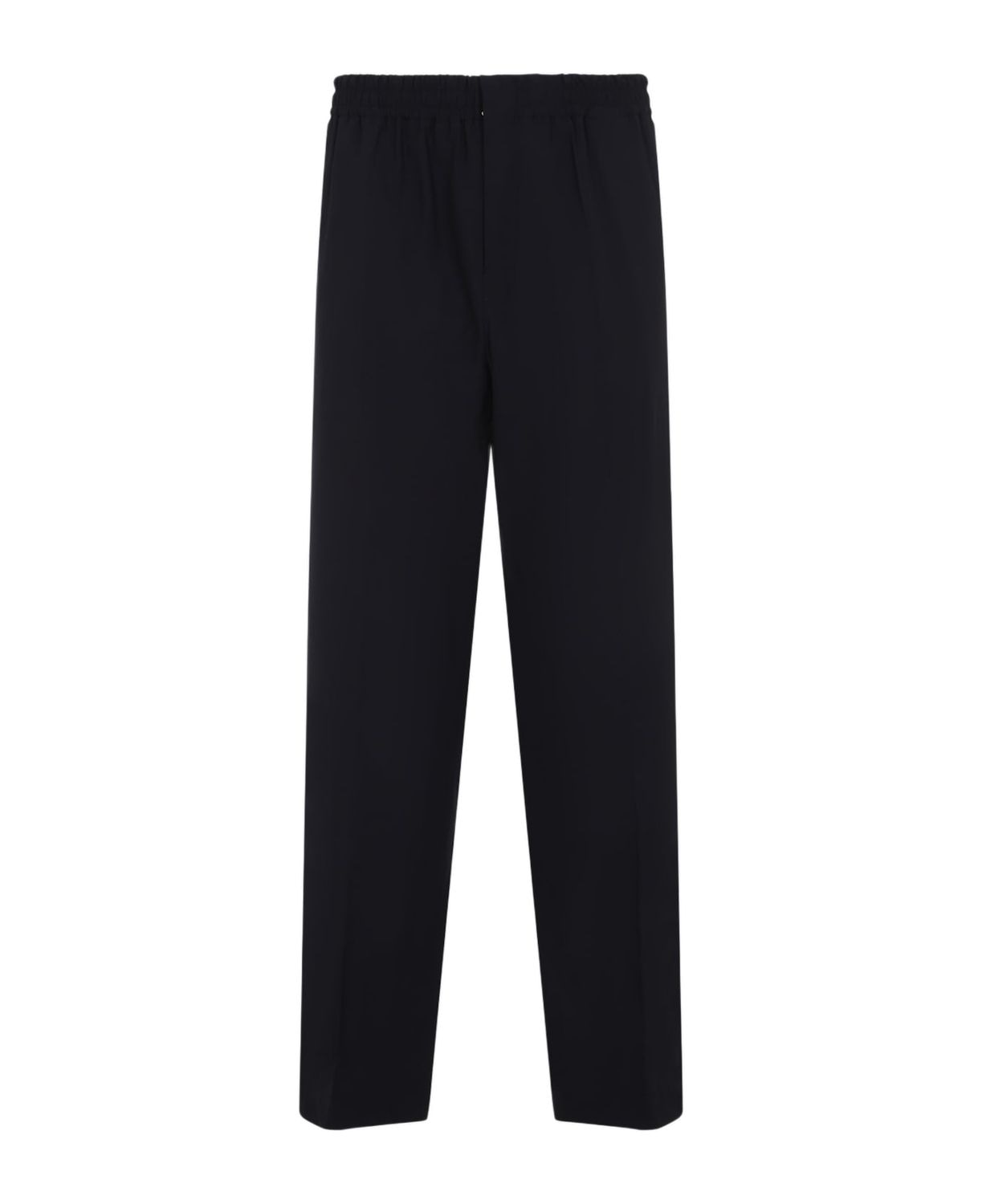 Fine Wool Elasticated Trousers
