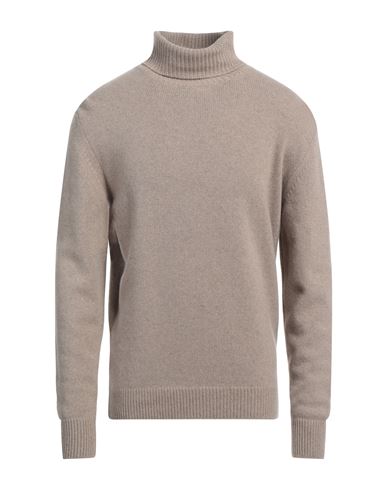 Man Turtleneck Beige Size XL Cashmere
