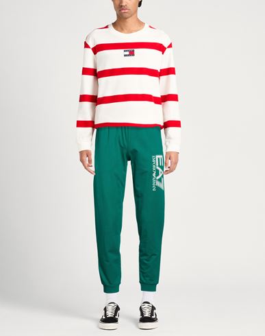 Man Pants Green Size L Cotton