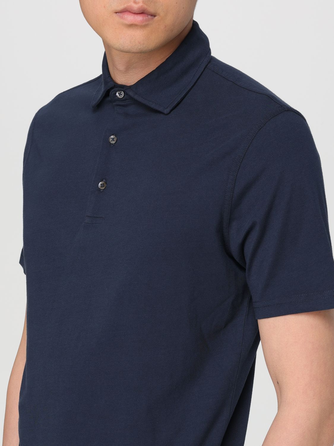 Polo Shirt Men color Blue