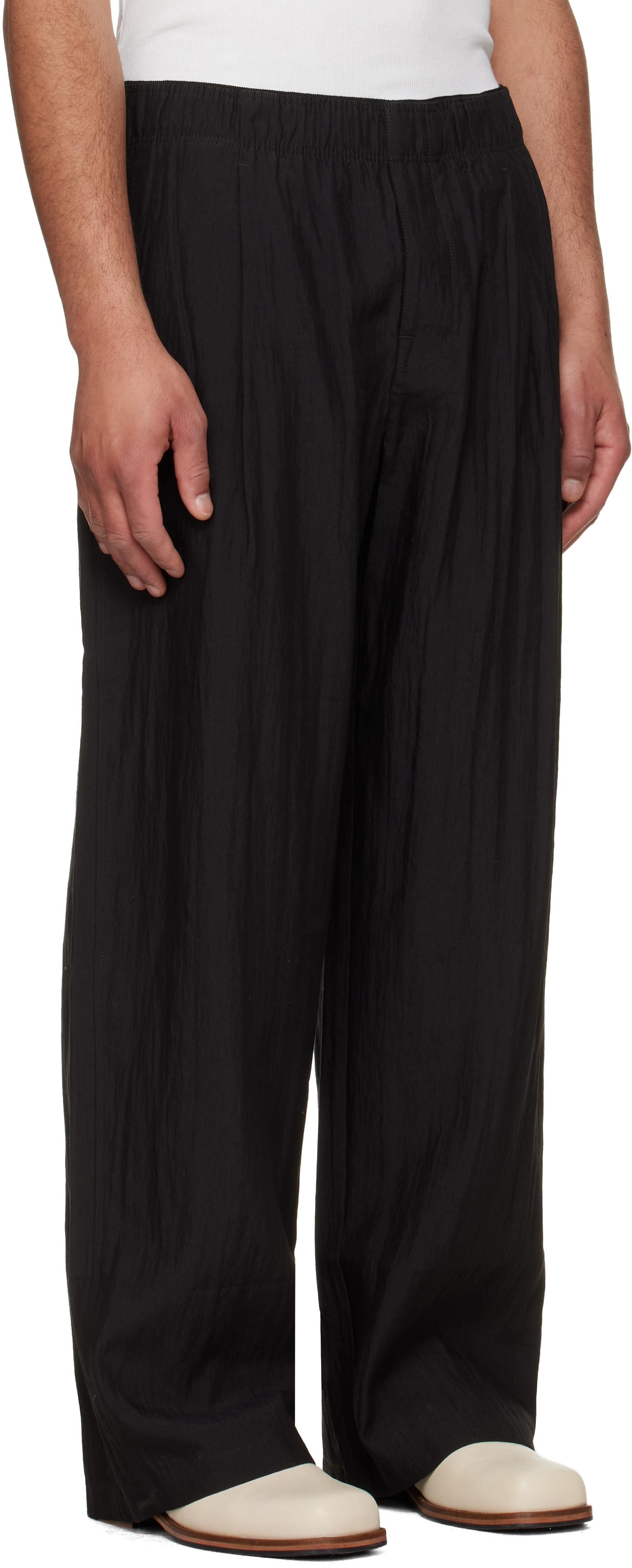 Black Leisure Trousers