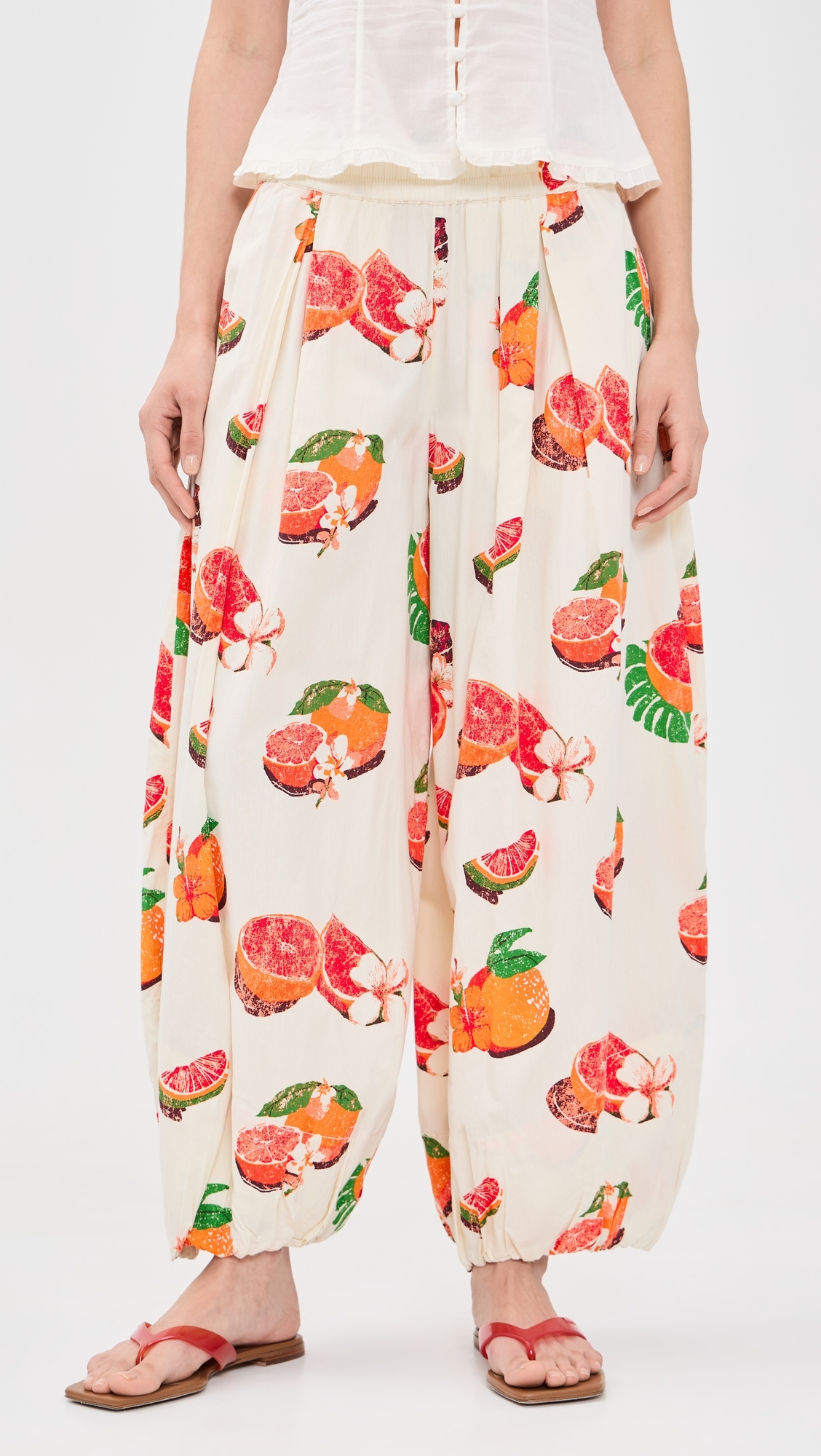 Moonflower Balloon Pants Funky Fruits/Tea C