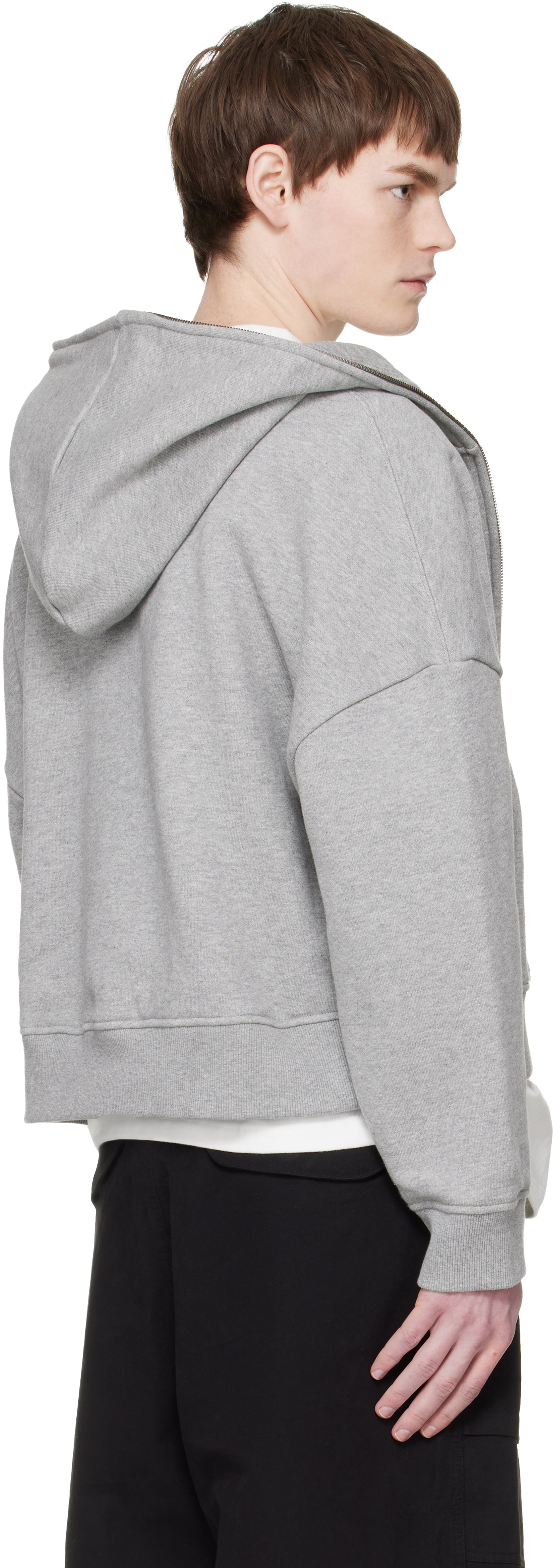 Gray Eternal Zip Hoodie