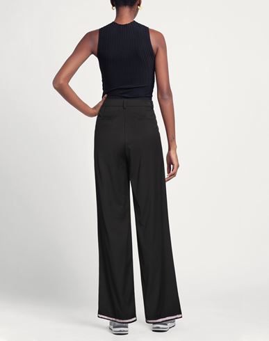 Woman Pants Black Size 8 Polyester, Viscose, Elastane