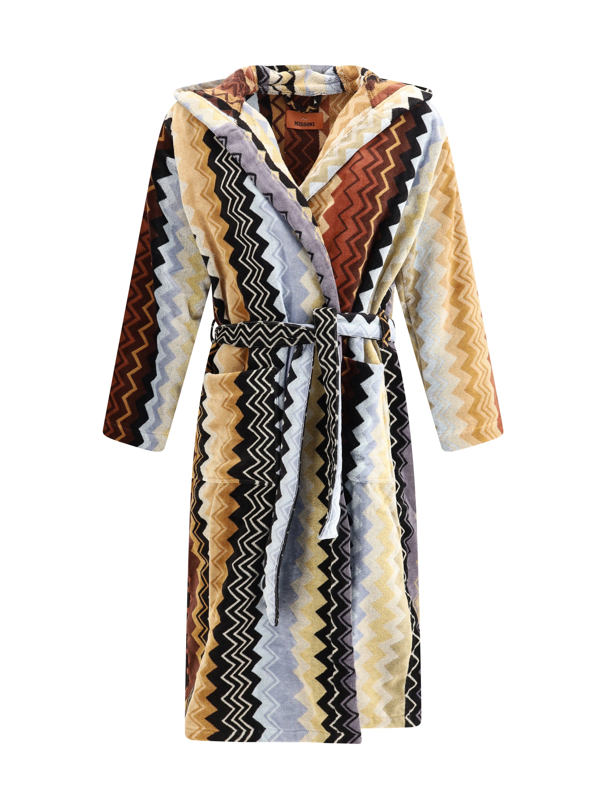 Giacomo Hooded Bathrobe — Black