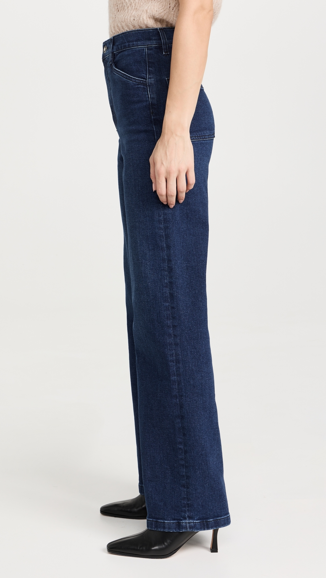 The Mischa Super High Rise Wide Leg Jeans Columbia