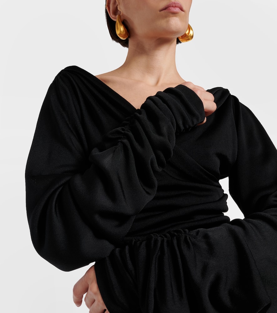 Fable draped maxi dress