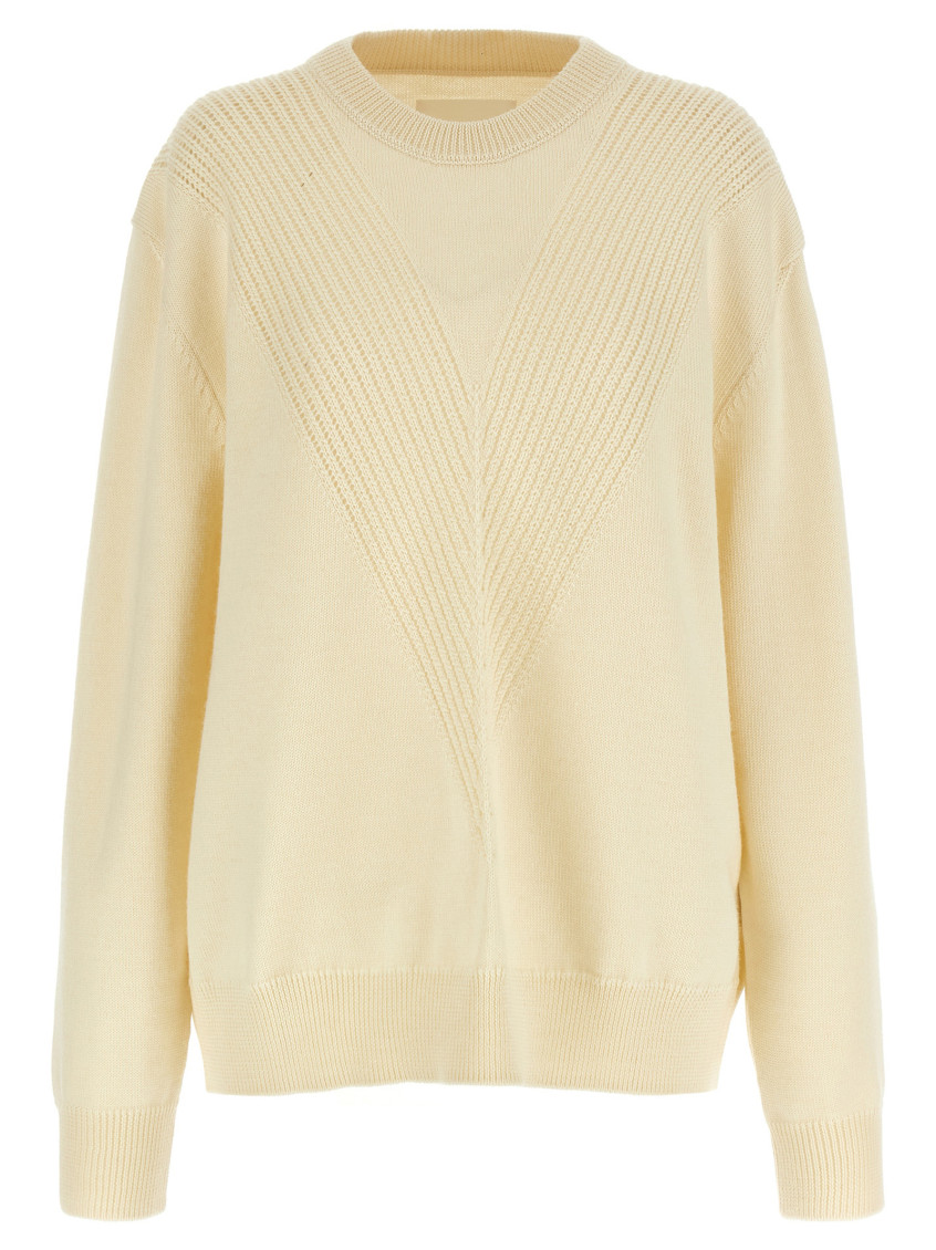 Jil Sander - Wool Sweater Sweaters And Cardigans White