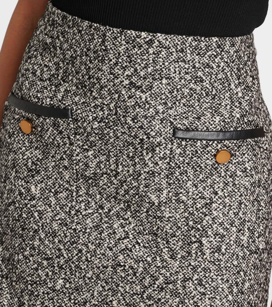 Cosa wool-blend tweed miniskirt