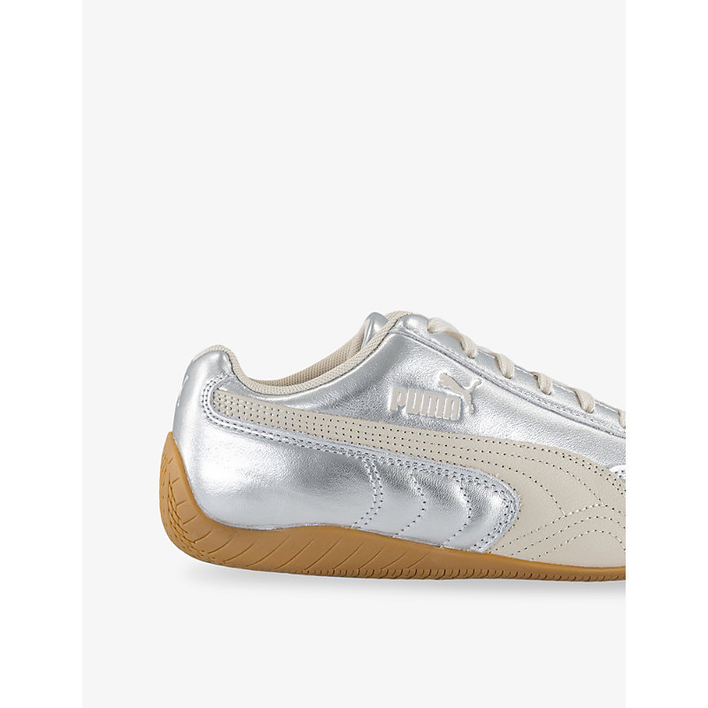 Womens Speedcat OG Metallic Leather Trainers