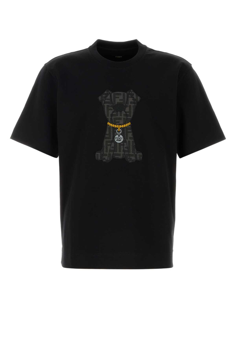 Black Cotton T-shirt