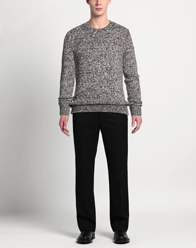Man Sweater Grey Size 36 Alpaca wool, Polyamide, Cotton, Polyester