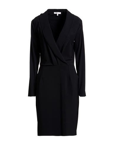 Woman Midi dress Black Size 10 Polyamide, Elastane