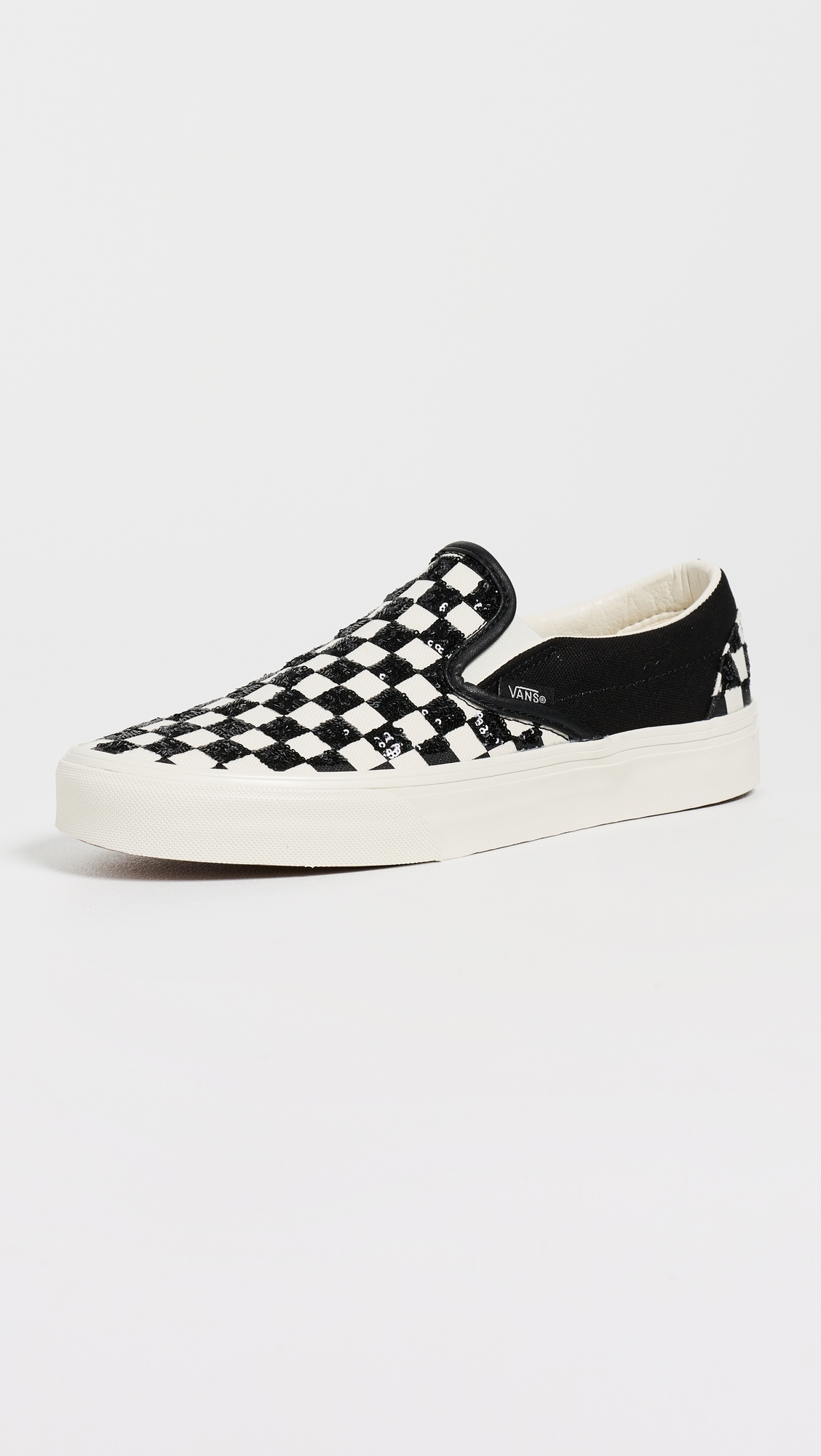 Classic Slip On Sneakers Beaded Checkerboard W