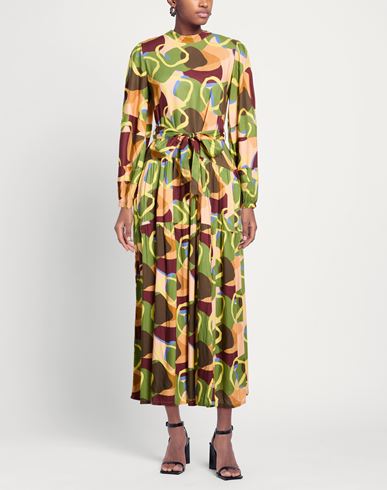 Woman Maxi dress Sage green Size L Viscose