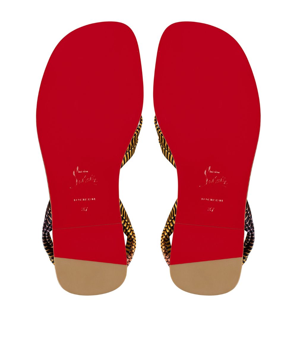 Nilo Du Desert Silk Sandals