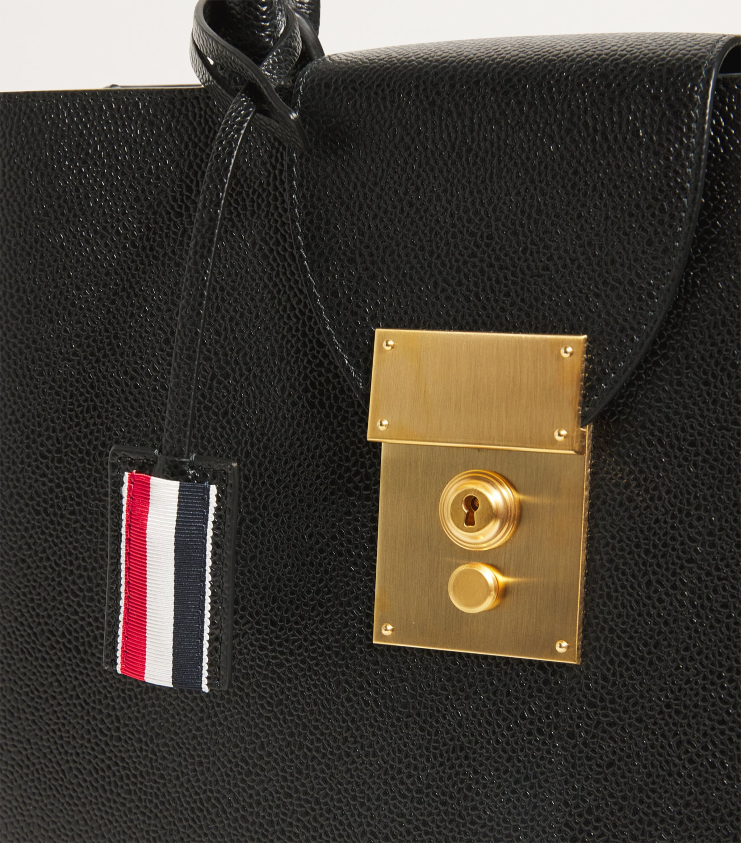 Small Leather Mr. Thom Tote Bag