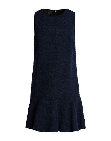 Woman Mini dress Navy Size 6 Polyester, Cotton, Acrylic, Metal fiber, Wool