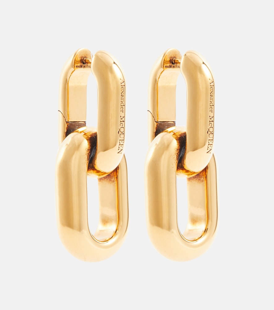 Peak chain earrings