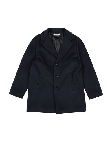 Kid Boy Coat Midnight blue Size 10 Polyester, Viscose