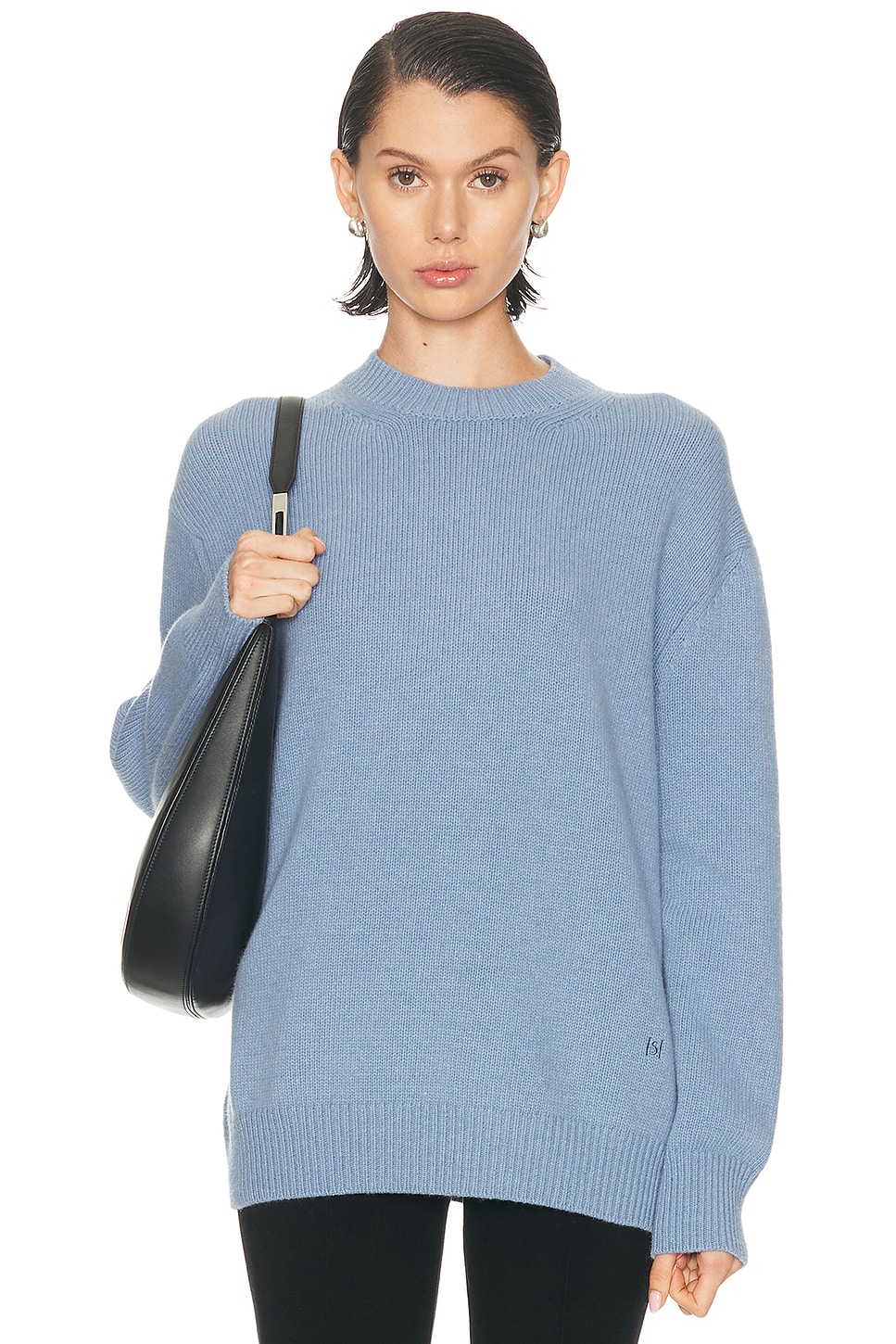 High Sport Georgia Sweater in Ocean Blue - Baby Blue. L also in