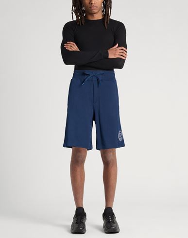 Man Shorts & Bermuda Shorts Navy Size L Cotton